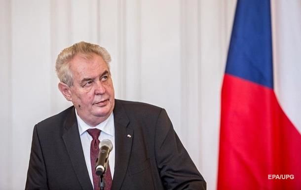 Президент Чехии Милош Земан.