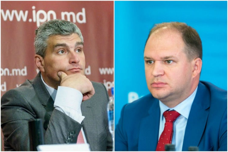 Вице-председатели парламента Александру Слусарь и Ион Чебан.