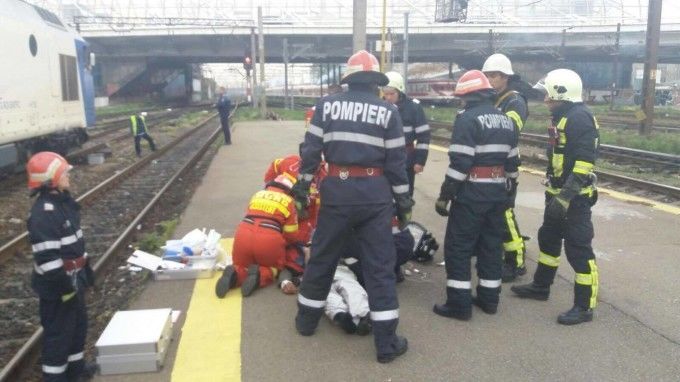 O femeie însarcinată în luna a 8-a, lovită de un tren Chisinău-Moscova. Foto: protv.md