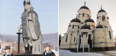 Додон принял участие в церемонии открытия памятника Штефану Великому.