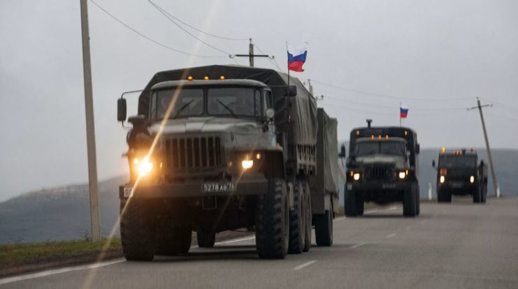 Россия за сутки отправила в Карабах 20 самолетов с миротворцами.