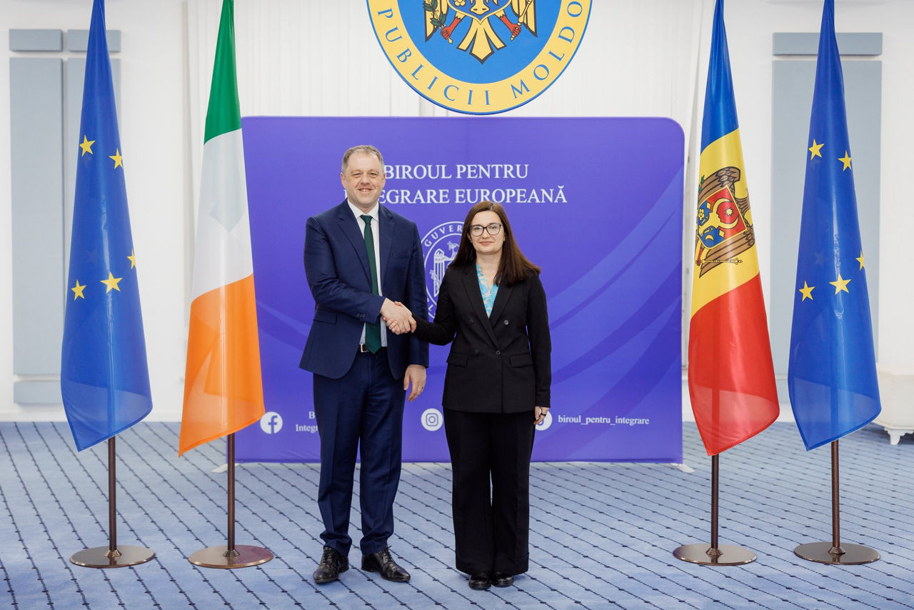 Irlanda își reafirmă sprijinul pentru aderarea Moldovei la UE.
