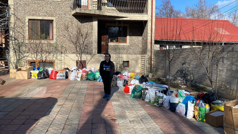 Граждане Молдовы за 2 дня собрали 40 тонн помощи для беженцев.