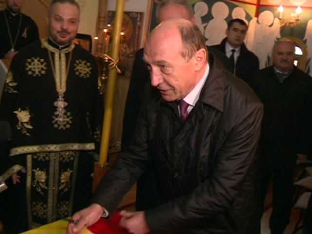 Fostul presedinte roman a apostrofat o jurnalista in timpul vizitei pe care a efectuat-o vinerea trecuta la Soroca.
