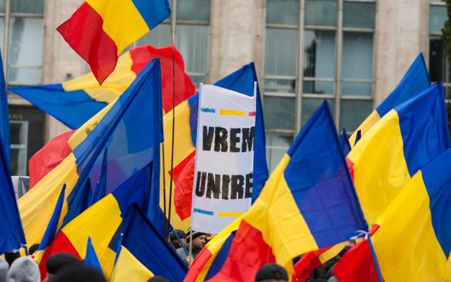 В Кишиневе провели митинг за объединение с Румынией.