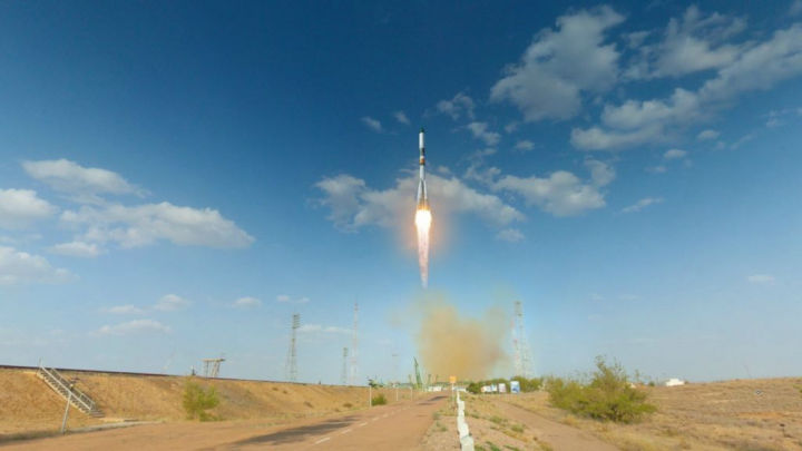 Un bărbat a murit în timpul lansării rachetei Soiuz de pe cosmodromul Baikonur din Kazahstan. Foto: newdaynews.ru