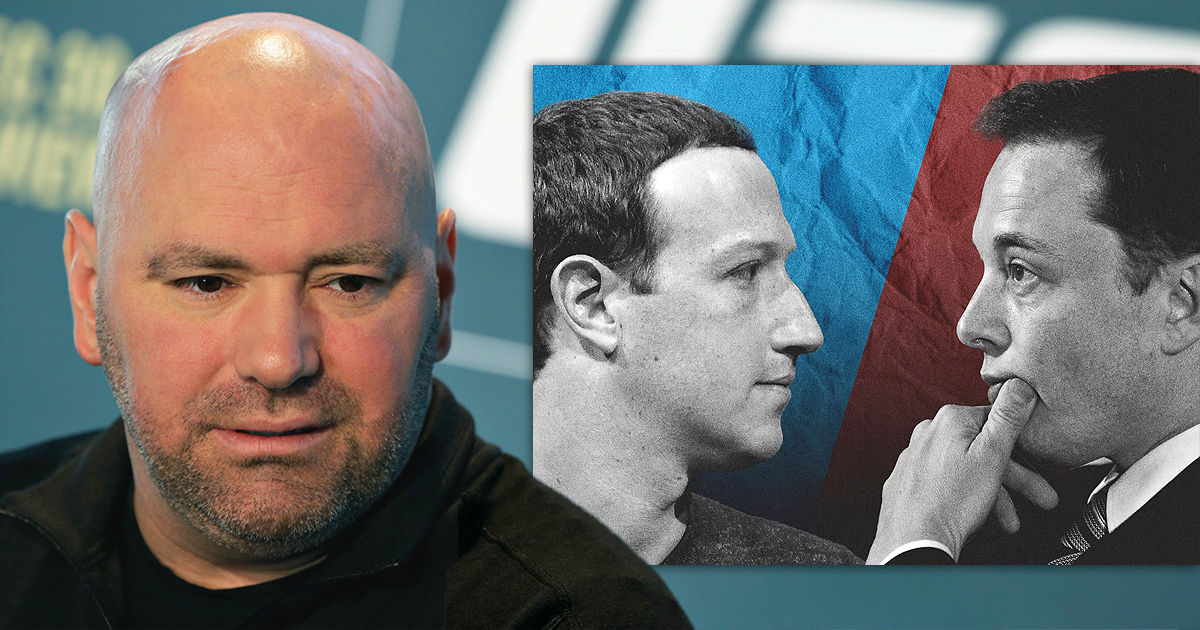 Глава UFC Уайт считает, что бой Маска и Цукерберга принесет $1 млрд. Коллаж Point.md.