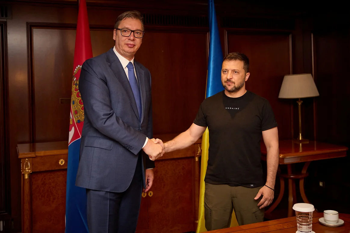 Александр Вучич и Владимир Зеленский.