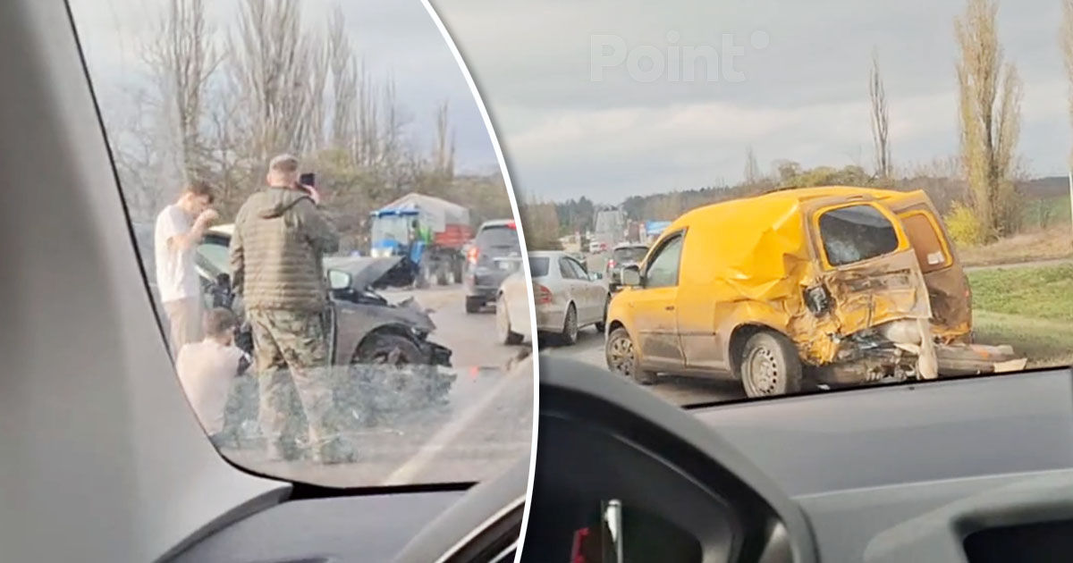 Accident la Sângerei: Două automobile s-au tamponat.