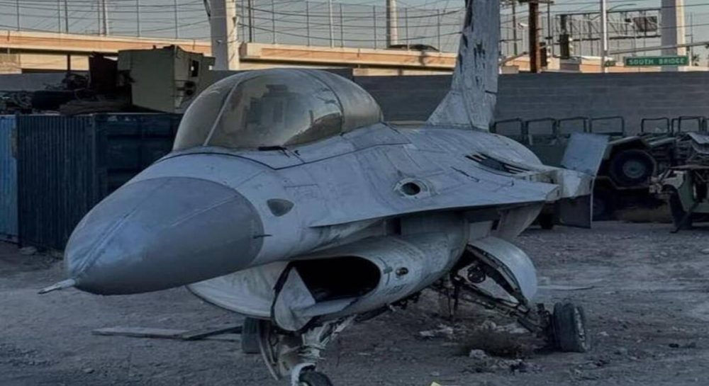 На свалке в Лас-Вегасе обнаружили истребитель F-16.