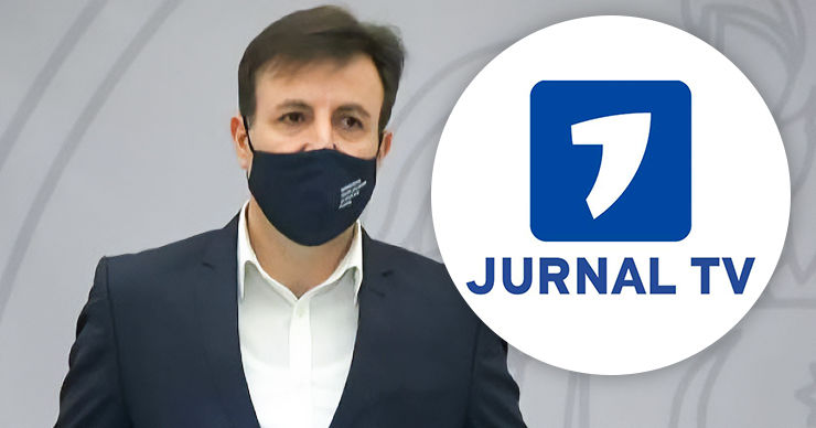  МВД отреагировало на случай с полицейским, который "рекомендовал" прекратить деятельность Jurnal TV.