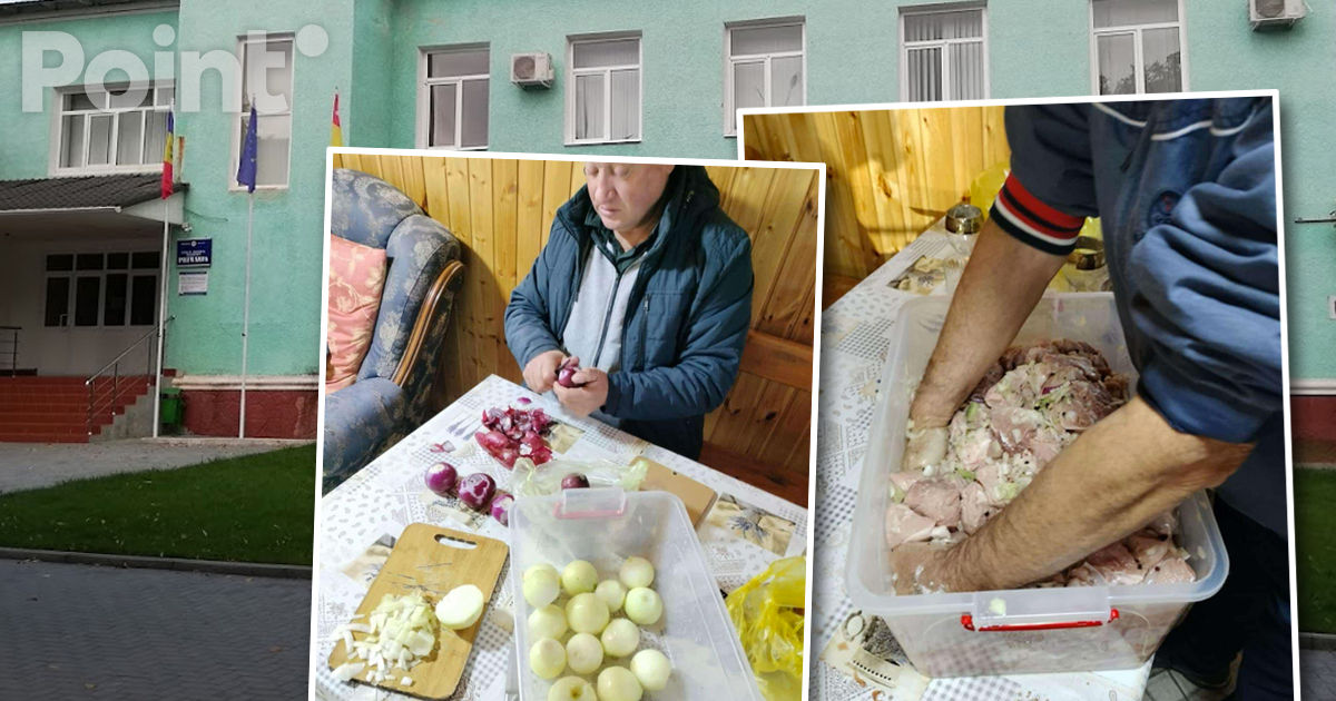Primarii și președintele raionului Telenești au sărbătorit victoria oamenilor buni cu un frigărui în orele de lucru.