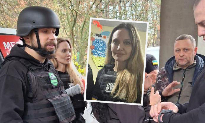Agentul de securitate al Angelinei Jolie, aproape de a fi mobilizat în Ucraina chiar sub ochii vedetei.