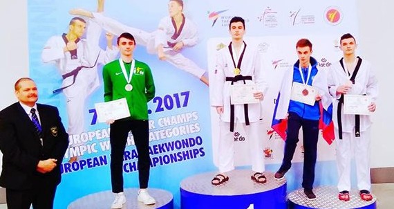 Serghei Uscov a cucerit bronzul la Europenele de Taekwondo