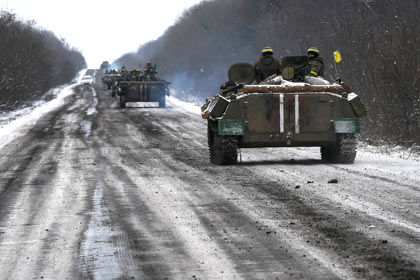 Возле кургана Острая Могила под Дебальцево погибли 19 украинских военных.
