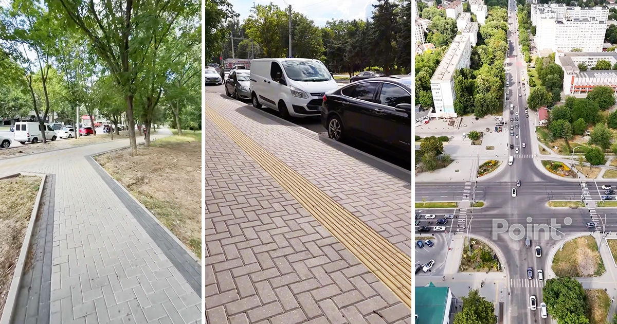 Бульвар Куза-Водэ в секторе Ботаника проходит масштабную модернизацию.