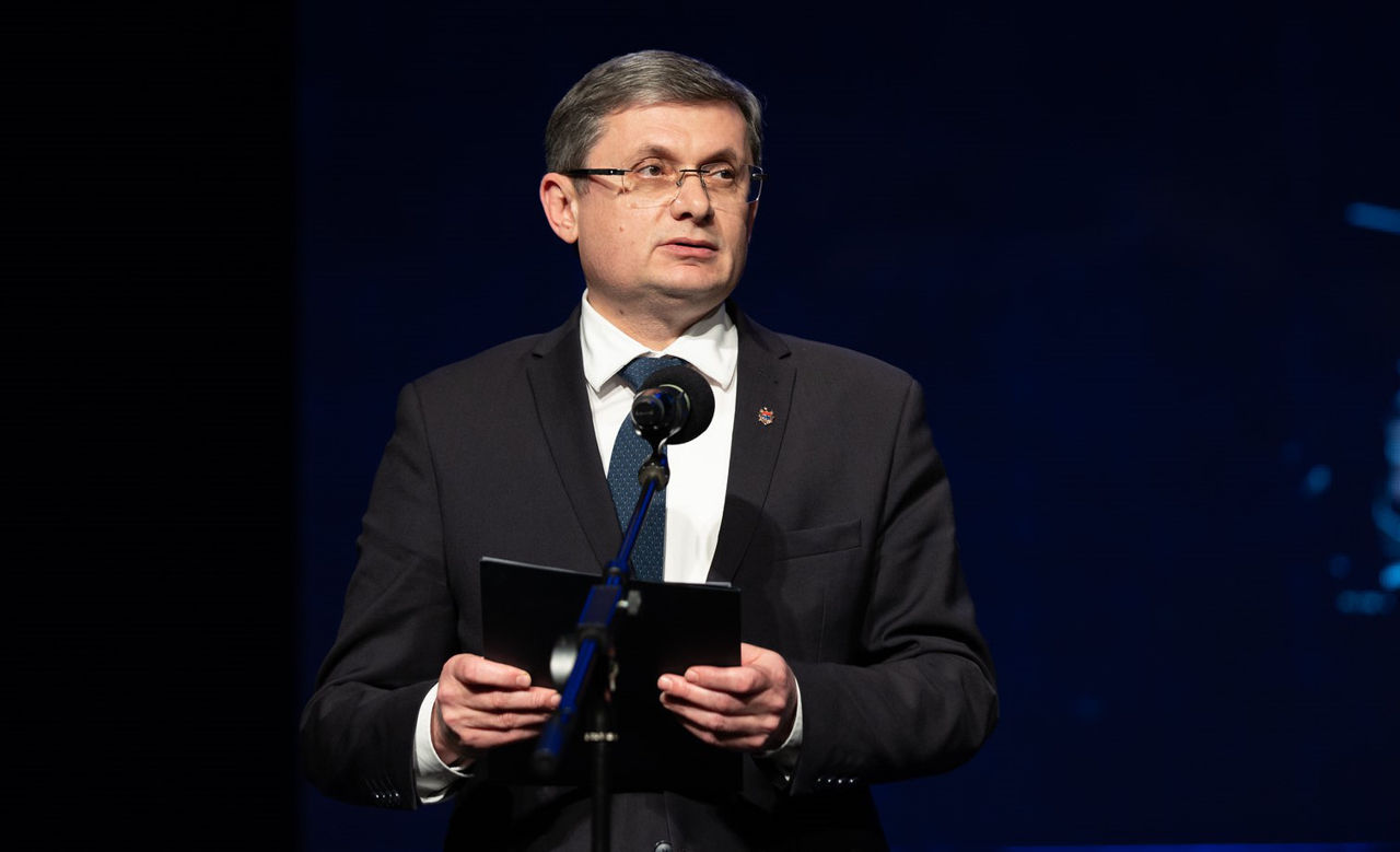 Председатель парламента Игорь Гросу. 