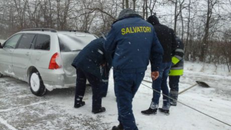 В настоящее время еще шесть населенных пунктов все еще остаются в снежной блокаде. Фото:dse.md
