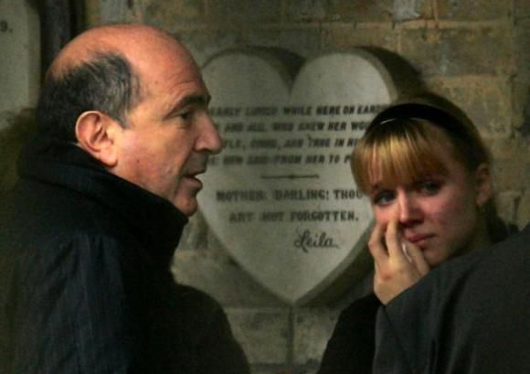 Boris Berezovsky la înmormântarea lui Alexander Litvinenko.