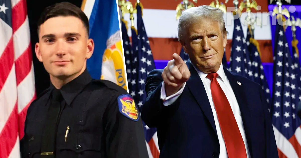 Полицейский румынского происхождения получил благодарность от Трампа на инаугурации.
