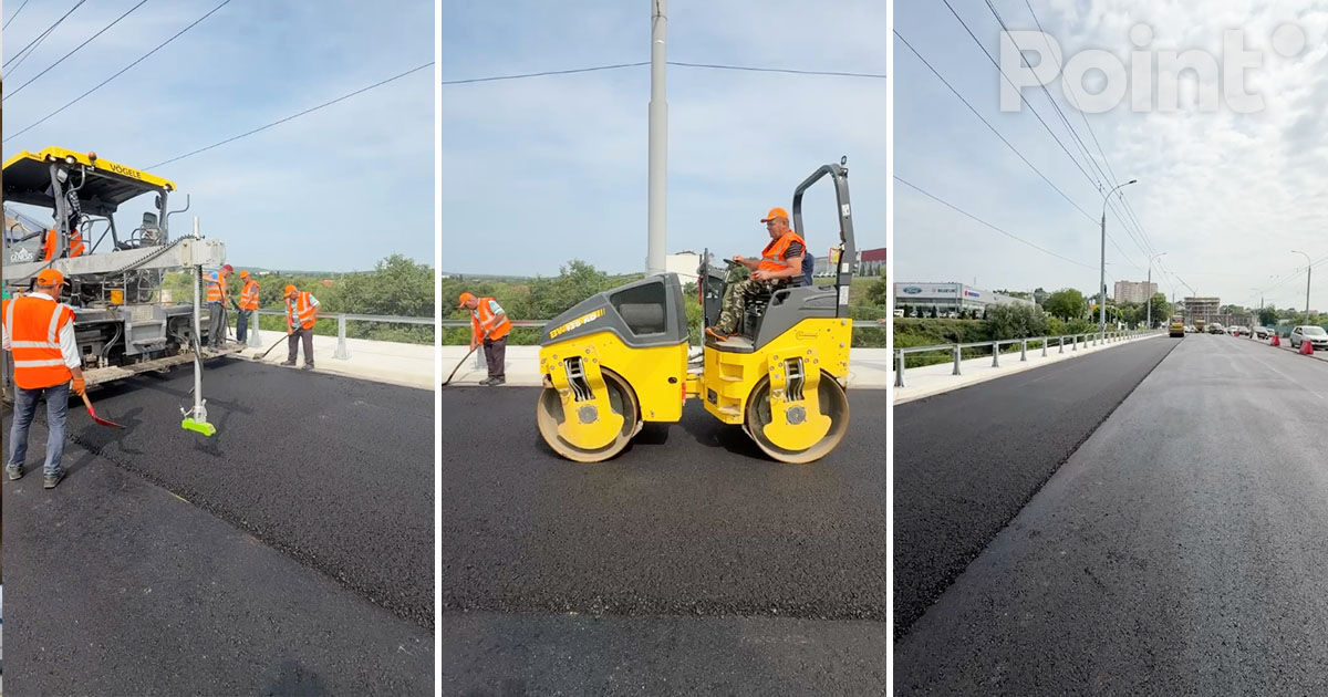 Ремонт моста на ул. Михай Витязул завершат к Новому году.