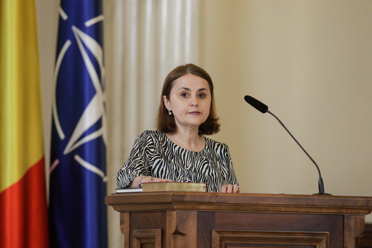 Министр иностранных дел Румынии Луминица Одобеску.