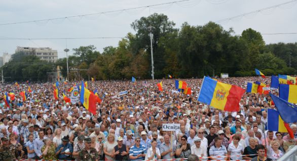 Platforma DA și protestatarii, singura problemă pe care Plahotniuc trebuie s-o mai rezolve.