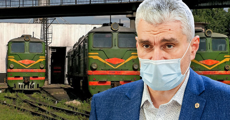 Слусарь: ЖДМ отказывается возобновить движение поездов в Румынию и на Украину. Коллаж: Point.md