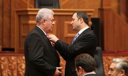 Vladimir Filat, a ținut să nege posibilitatea creării unei colaliții veritabile PLDM-PCRM.