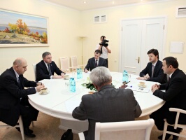 Filat a avut astăzi o întrevedere cu viceprim-ministrul Georgiei, Gheorghi Baramidze