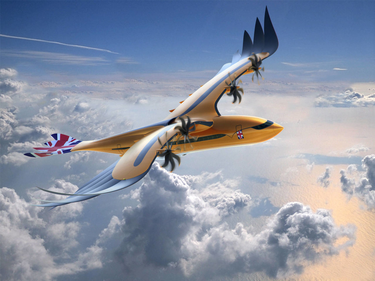 Airbus создаст самолет, способный очистить воздух на 50%.