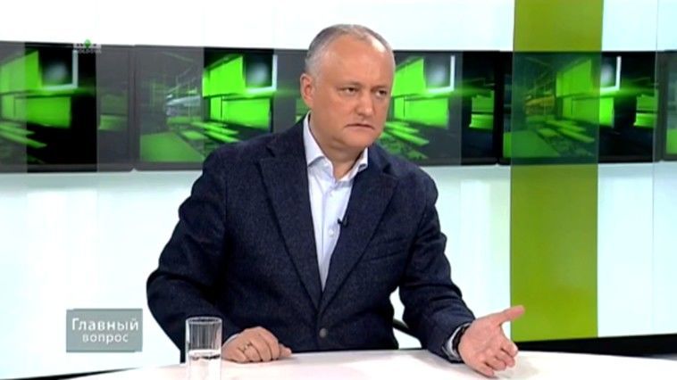 Председатель ПСРМ Игорь Додон. 