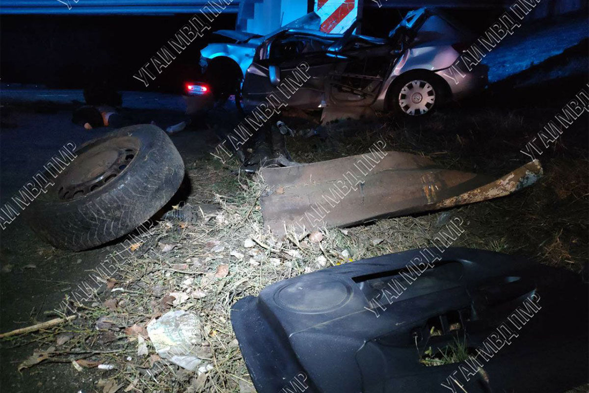 В результате ДТП на выезде из Тирасполя погиб водитель.