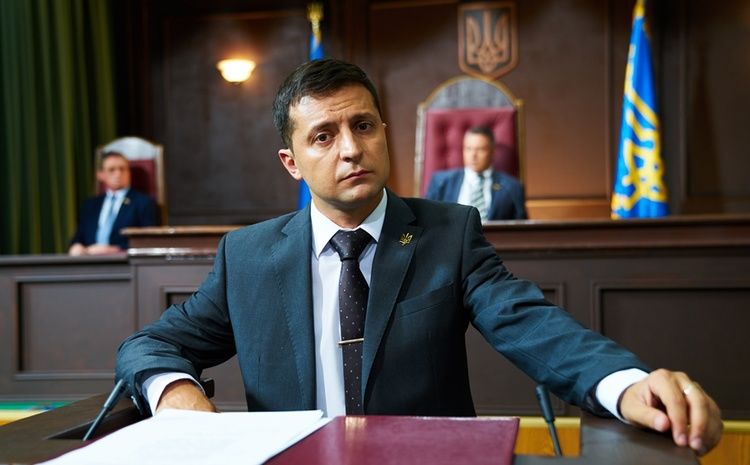 Кандидат в президенты Украины, шоумен Владимир Зеленский.