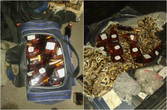 Во Флорештах у мужчины изъяли 200 бутылок коньяка без документов.