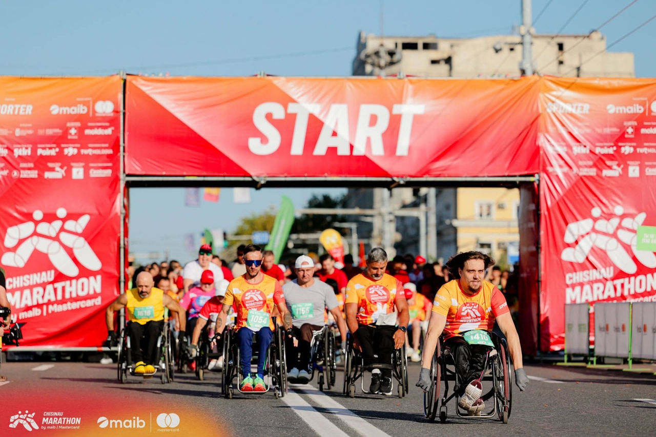 Maib | Mastercard Chisinau Marathon 2026 приглашает на старт участников в инвалидных колясках.