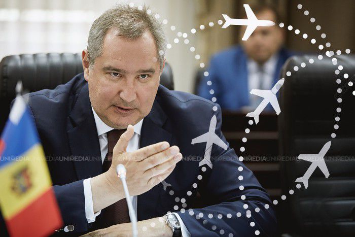 Cu o întârziere de opt ore, pasagerii cursei în care se afla Rogozin au ajuns la Chișinău. Foto: unimedia