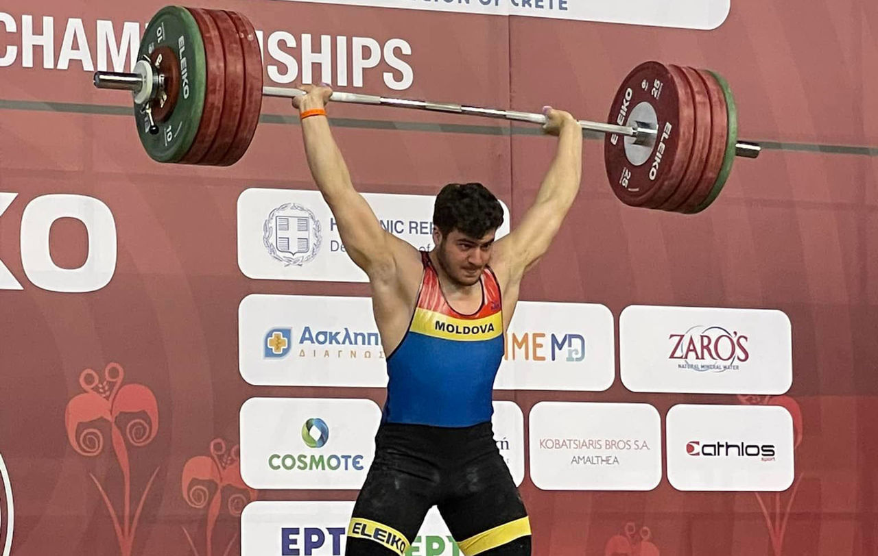 Тяжелоатлет Тудор Брату завоевал бронзу на чемпионате Европы.