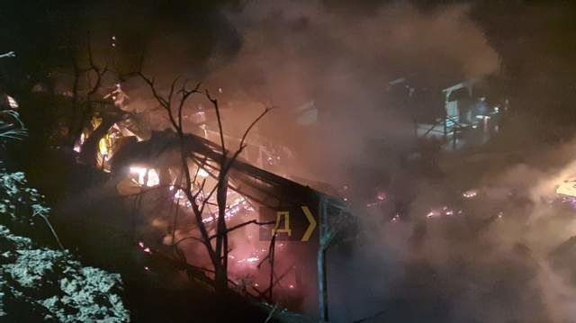 В курортной зоне Одессы сгорел популярный ночной клуб.