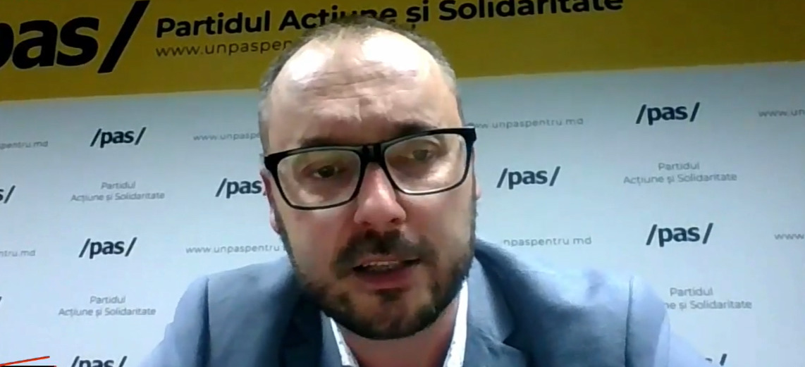 Депутат от партии "Действие и солидарность" (PAS) Серджиу Литвиненко.