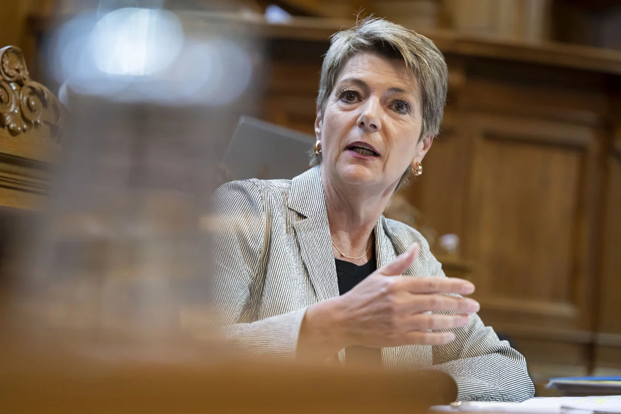Karin Keller-Sutter a preluat oficial funcția de președinte al Elveției.