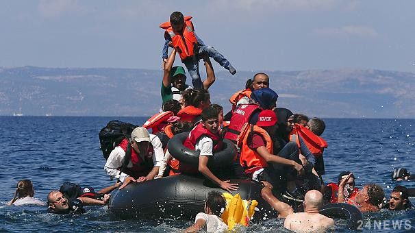 Две лодки с беженцами затонули. Фото: 24news.com.ua