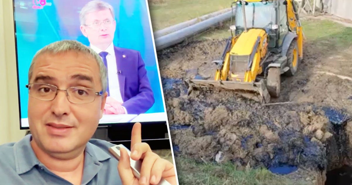 Усатый — Гросу: "Речан попросил об отставках в Termoelectricа тоже по указанию Кремля?". Коллаж: Point.md