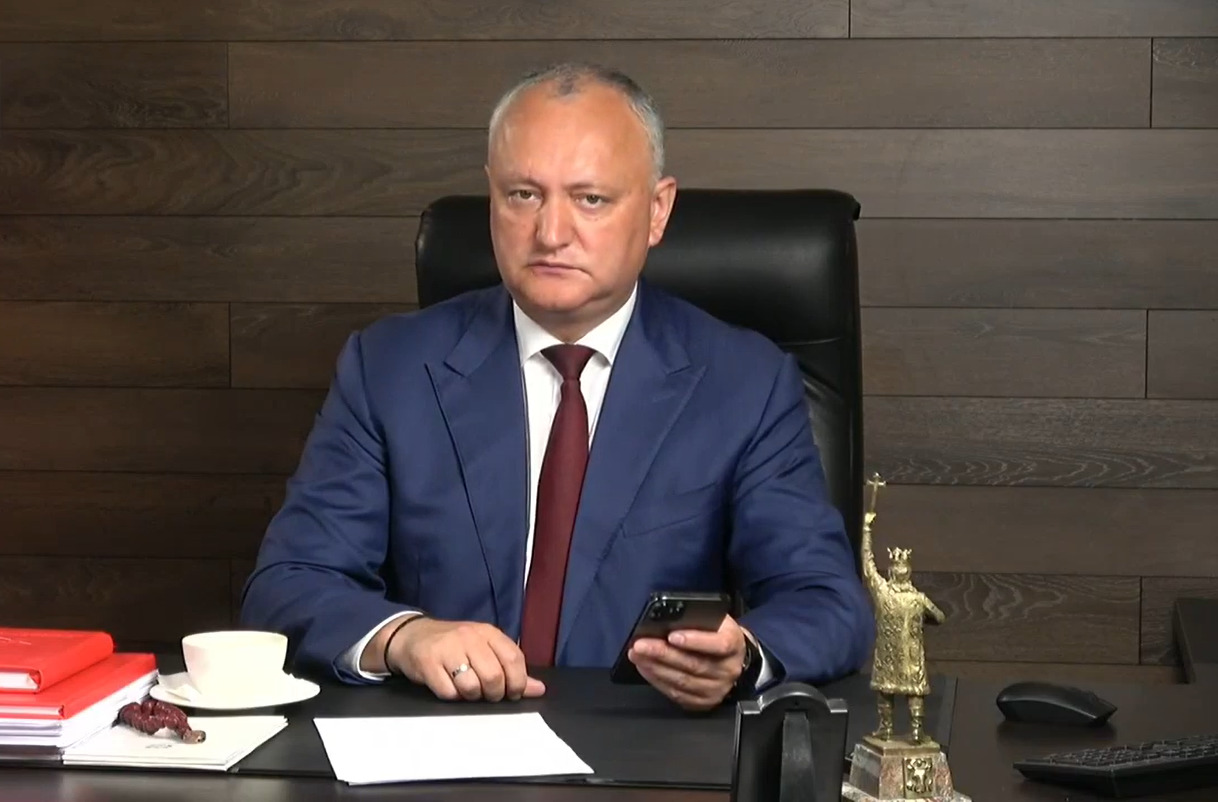 Лидер ПСРМ Игорь Додон. 