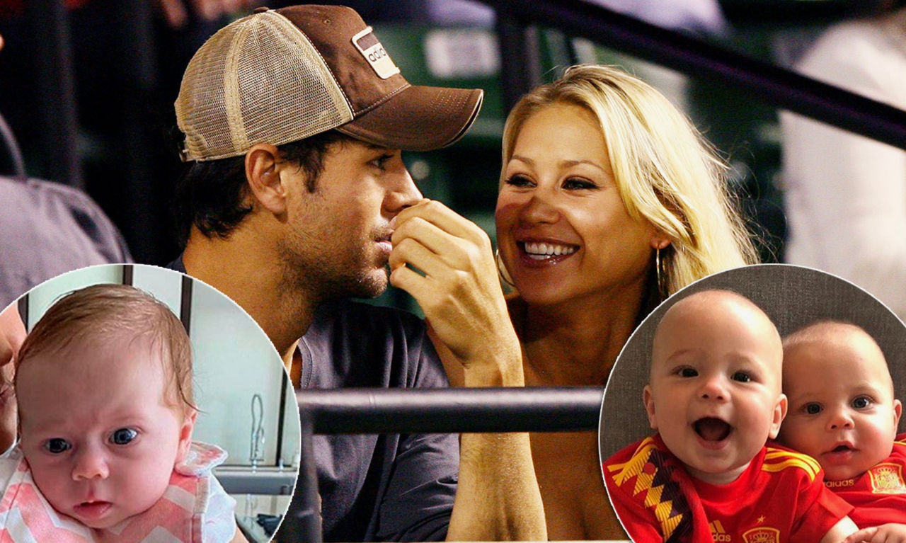 Anna Kournikova și Enrique Iglesias așteaptă al patrulea copil.