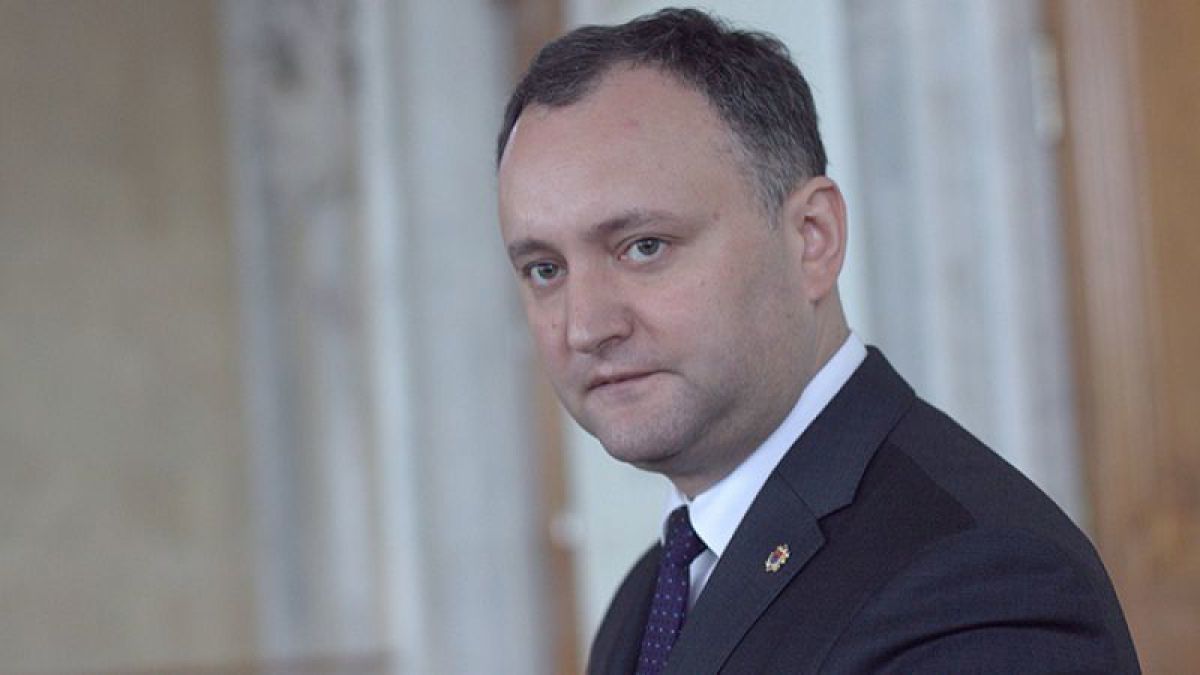 Igor Dodon, preşedintele ales al Republicii Moldova. 