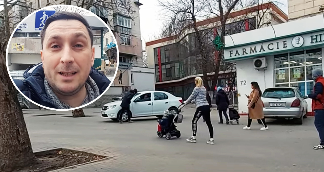 "СтопХам" обратился к примару из-за тротуара на Буюканах. Фото: Point.md.