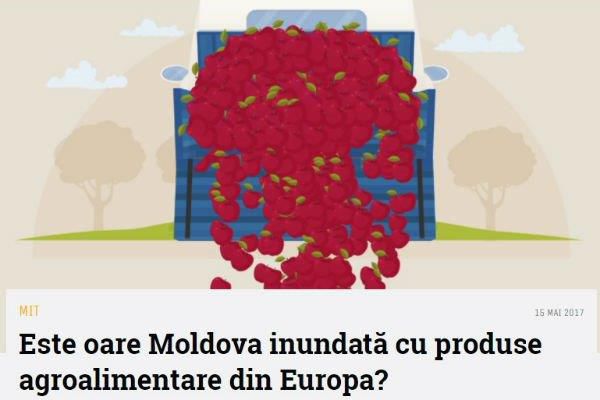 Sic! Este oare Moldova inundată cu produse agroalimentare din Europa. Foto: ipn.md