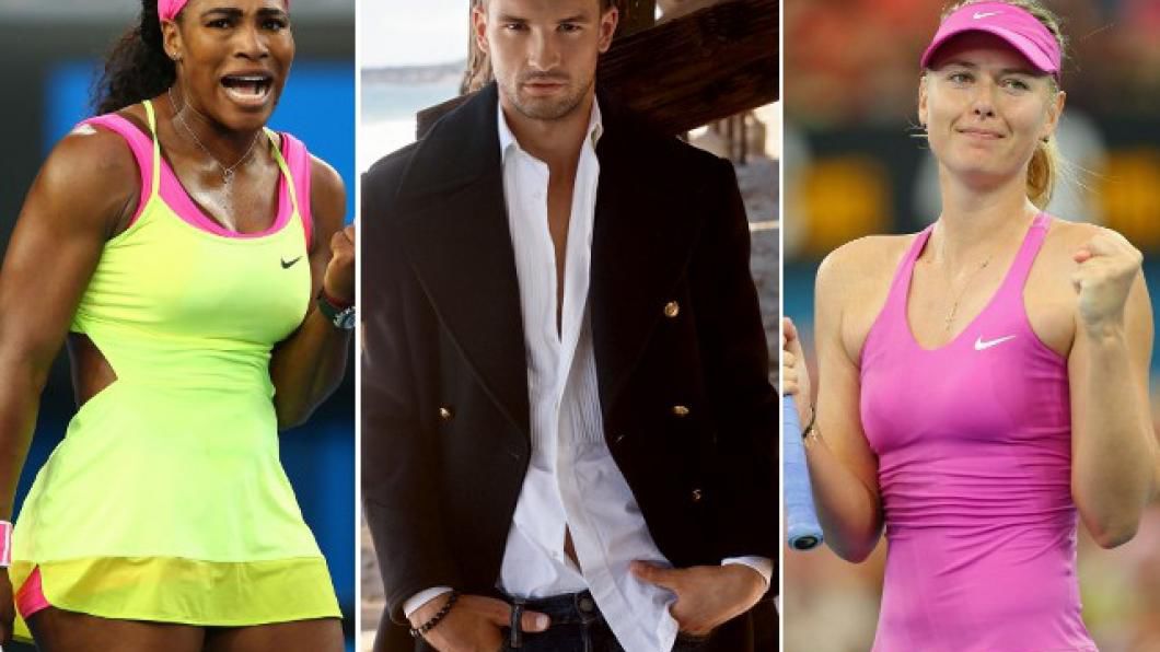 Dimitrov rupe tăcerea despre relaţiile cu Serena şi Sharapova.