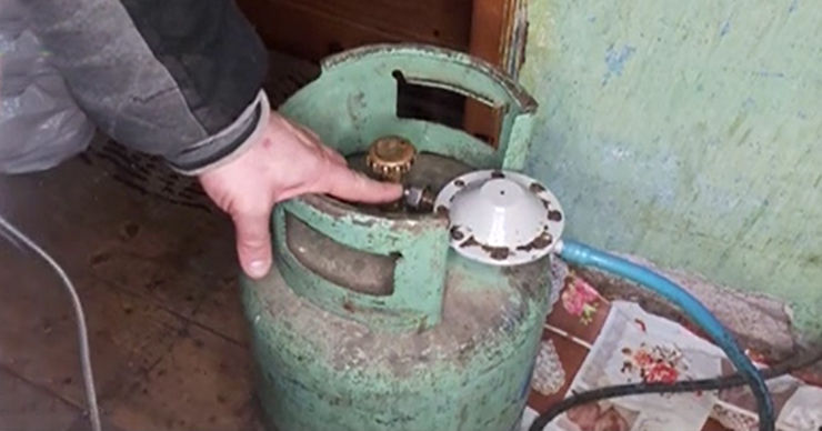 В доме в Дурлештах более ста семей используют газовые баллоны.